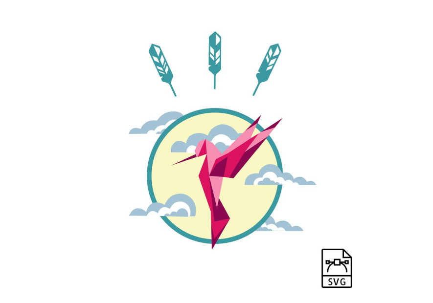 Hummingbird - Vector graphics